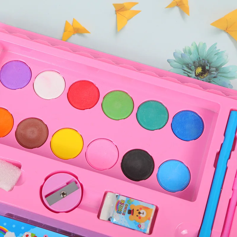 86 шт акварельные карандаши цветные для рисования художественный набор детский