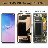amoled for samsung galaxy s10 lcd g973f g973w g973u display touch screen digitizer assembly for samsung s10 display repair parts