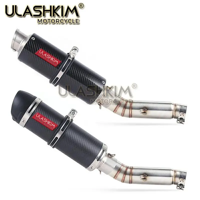 Выхлопная труба глушителя для мотоцикла средняя без шнуровки HONDA CBR400 CB500R CBR500R