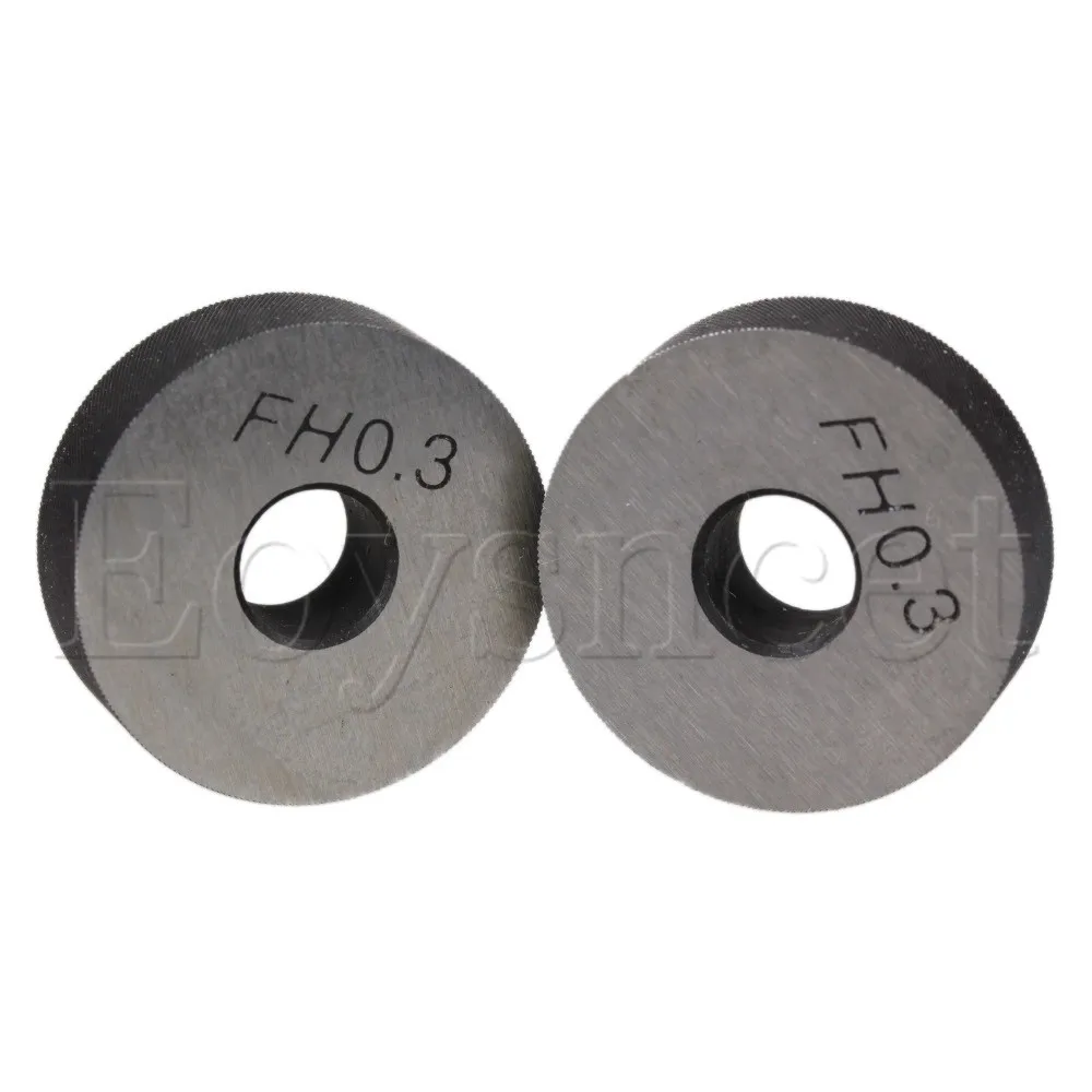 2pcs Silver Anti Slip 0.3mm Pitch Diagonal Coarse Knurl Wheel Knurling Roller | Инструменты