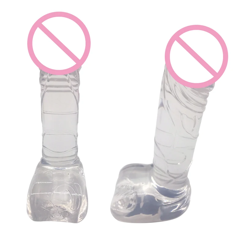 Анальный фаллоимитатор пенис мягкий Желейный Реалистичная присоска мужской