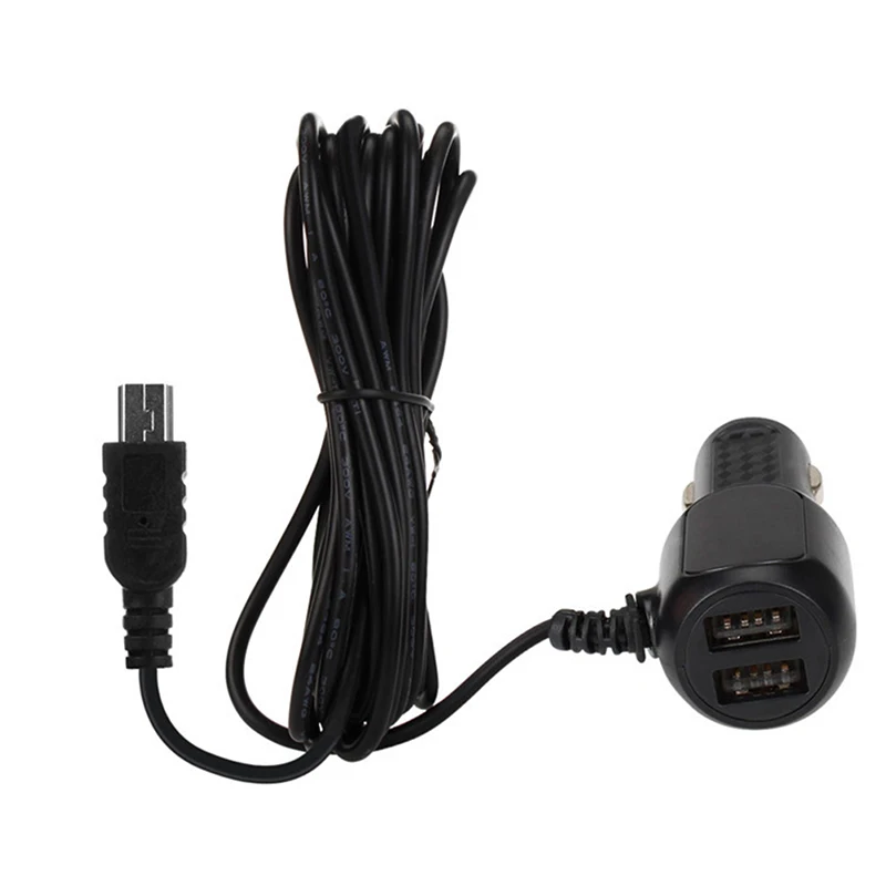 Для автомобиля dvr камера gps 3 5 метров 5V 3.5A изогнутое мини USB Автомобильное зарядное