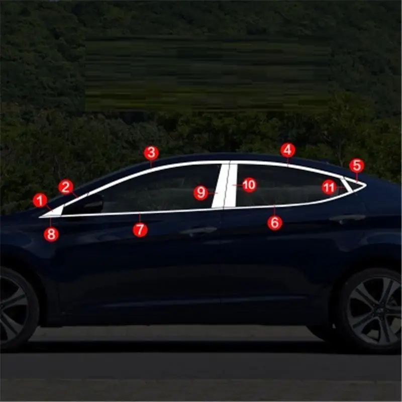 Модифицированная декоративная оконная задняя панель багажника педаль Крышка