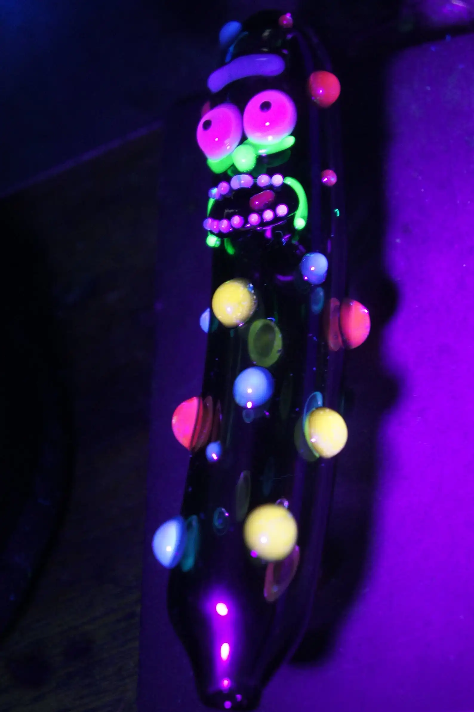 

4.8" Pickle Rick Handmade Deep Spoon Pipe