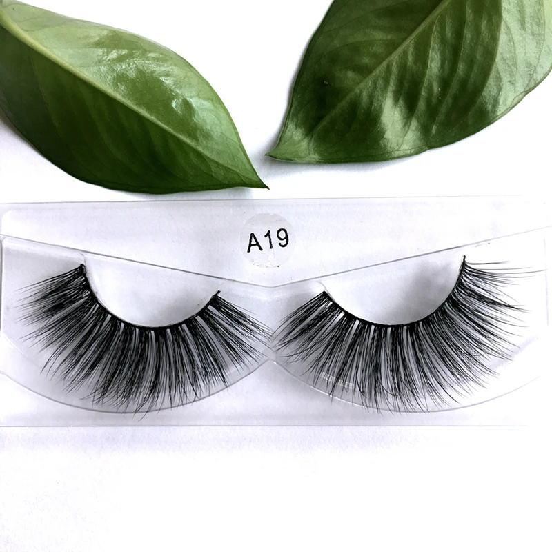 Объемные густые ресницы 3D Wispies для наращивания норковые волосы искусственные