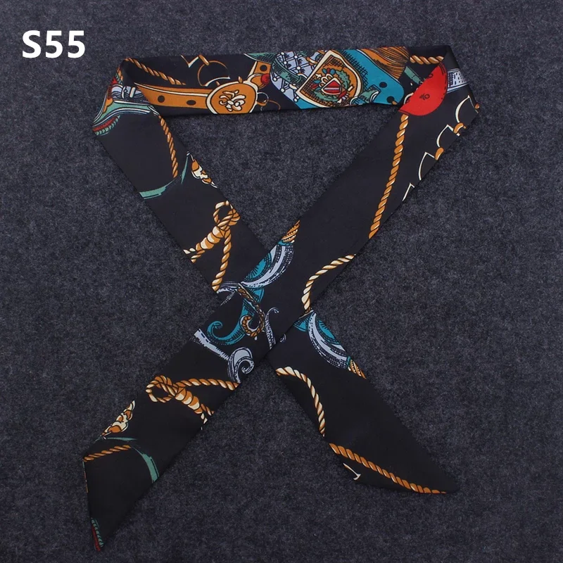 Новая модная сумка шарф 3D принт роскошный бренд женский маленький шелковый 2019