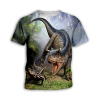 dinosaur 3d printed tshirts children shorts sleeve boy for girl summer t shirts funny animal kids tshirts 03