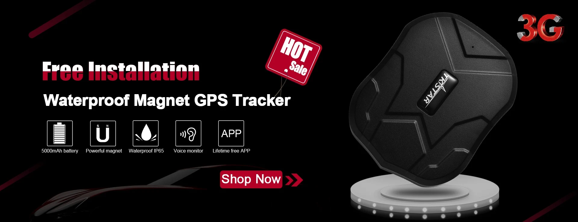 IP67 Magnetic 3 Years Long Standby GPS Tracker car realtime GPS auto Tracking locator with GEO-Fence anti-remove alarm глушилка