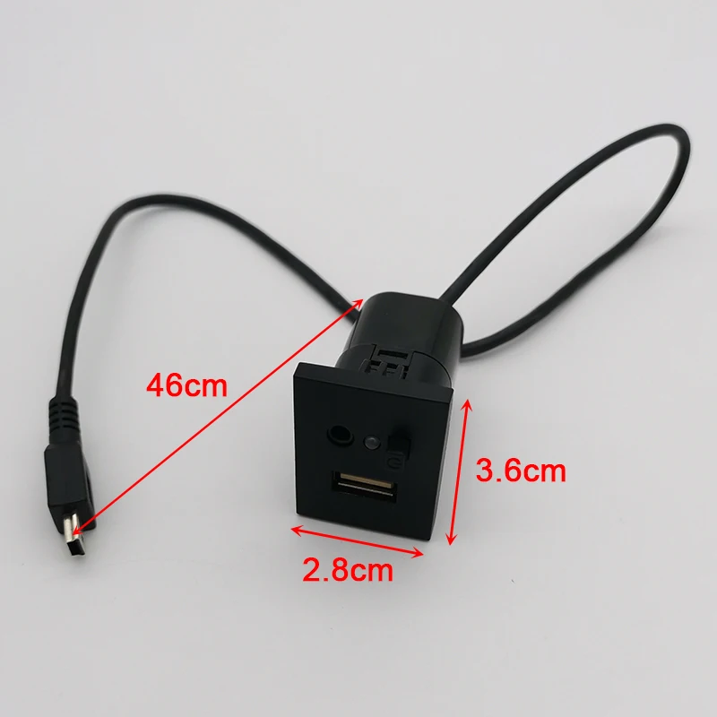 Мини USB-кабель для Ford Focus 2 MK2 2009 2010 2011 аудиовход адаптер с usb-слотом кнопка разъема