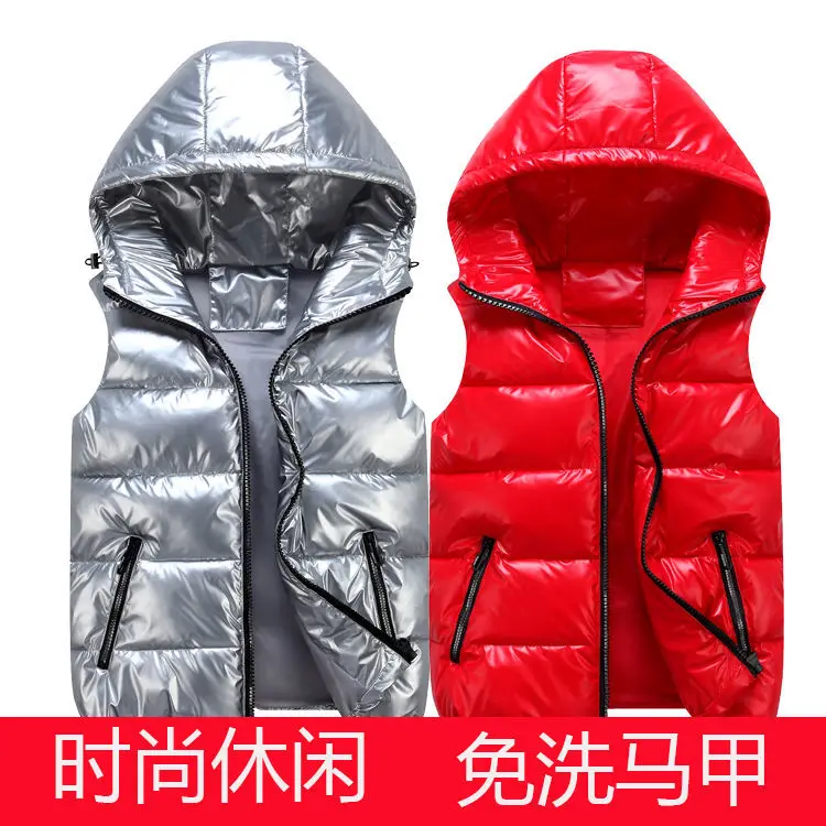 

Women's new bright down cotton vest