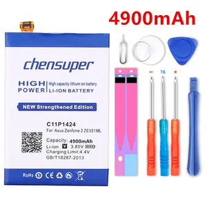 NEW chensuper C11P1424 4900mAh for Asus Zenfone 2 Battery ZE551ML ZE550ML 5.5inch Z00AD Z00ADB Z00A Z008D Phone Battery