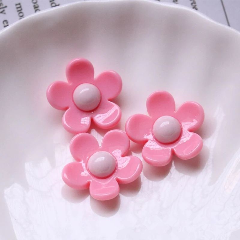 Заколки для волос сделай сам 20 шт. разноцветные Декор-брошь скрапбукинга с