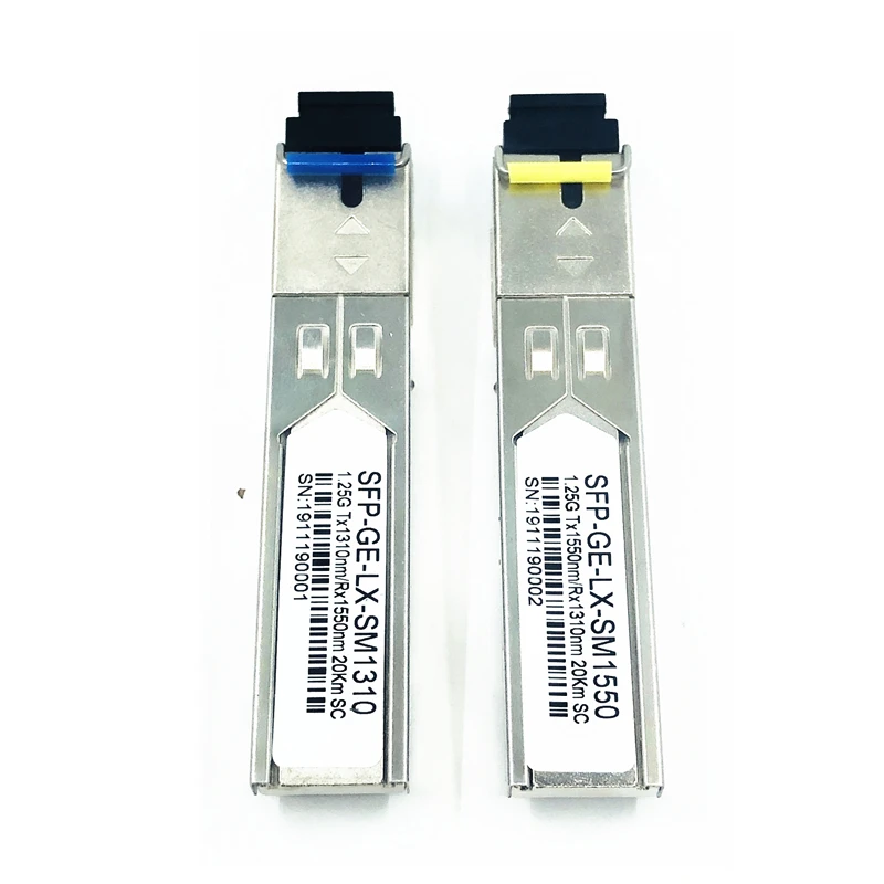 SC SFP волоконно-оптический модуль 1 25G 20KM 1310/Нм одиночный для совместимости с парами