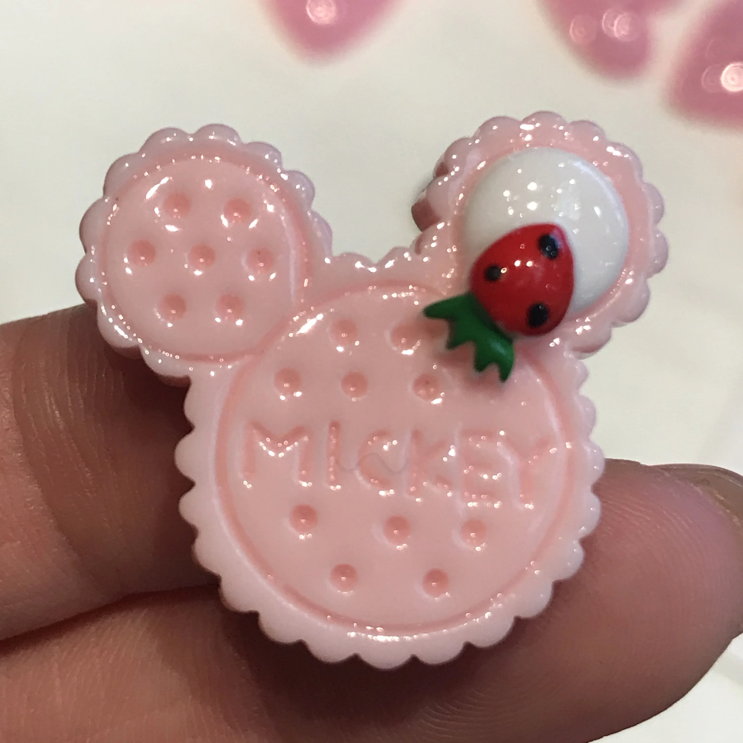 5 шт./компл. аксессуары для животных мультфильм Микки Минни смола кабошон с