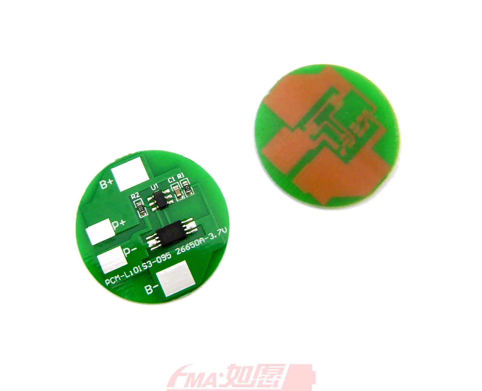 Модуль цепи защиты PCM для LiFePO4 26650 с: 3 А 26 мм 2 в LiFe Battery SM095|Аксессуары батарей| |