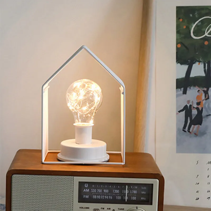 Креативный светодиодный прикроватный светильник медная лампа детский Ночной