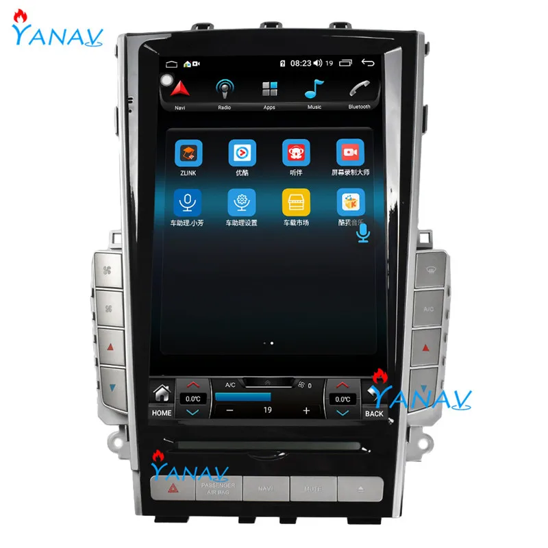 

12.1 Car Radio Android Head Unit Tesla Vertical For Infiniti Q50 Q50L Q50S Q60 Audio Multimedia GPS Navigation Video Carplay Aut