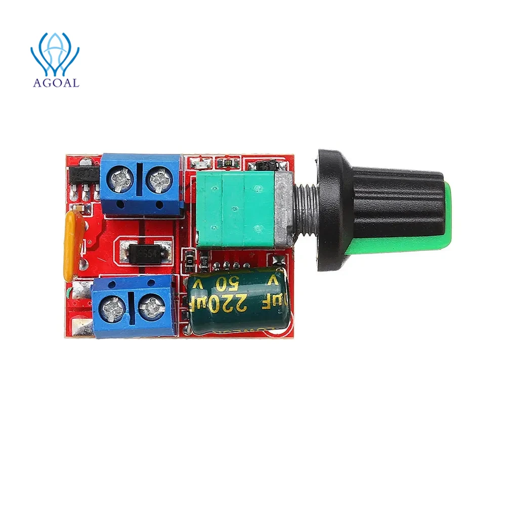 DC 3V-35V 5A 90W Мини мотор контроллер скорости ШИМ модуль регулятор регулируемый