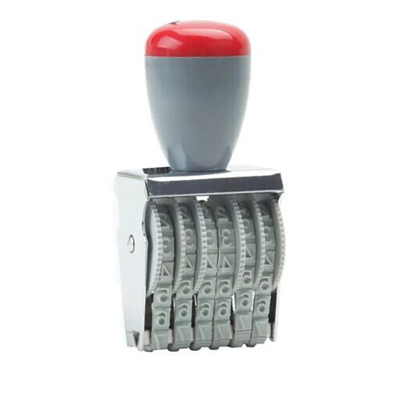 

1pc Vintage DIY Wheels Rollers 6 Digits Numbering Stamp Trolley Date Scrapbooking Rolling Words Dater Stamps Home Decoration