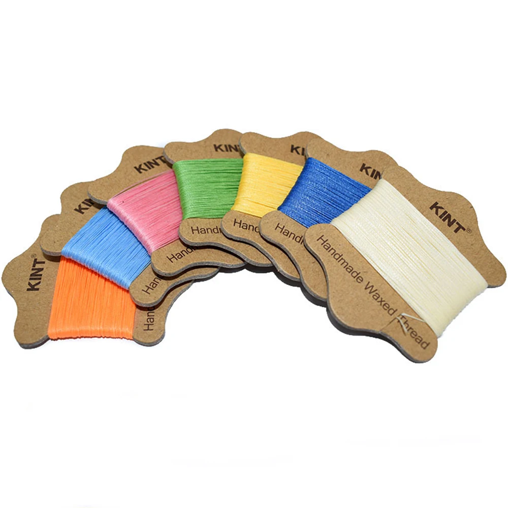 Кожаная плетеная нить ручной работы 20 метров 0 65 мм 24 цвета круглые Вощеные нити