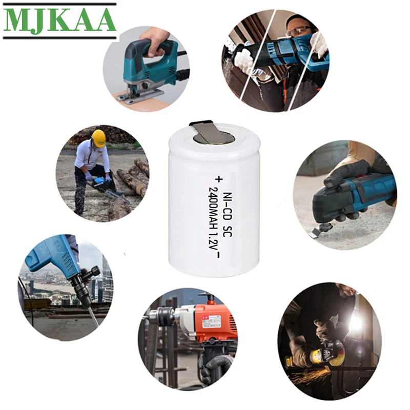 15/30/40 шт SC 2400mAh 1 2 V Ni-CD аккумуляторная батарея замена никель-металл гидридные