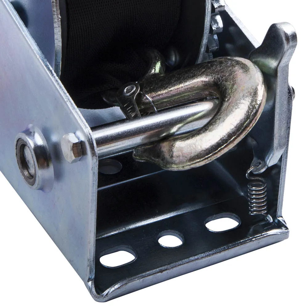 Ручная лебедка 1200 фунтов ручная с нейлоновым ремешком для тяжелых условий