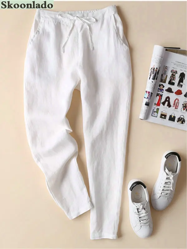 Новейшая модель Хлопок Болье брюки женские элегантные леди формальные размера