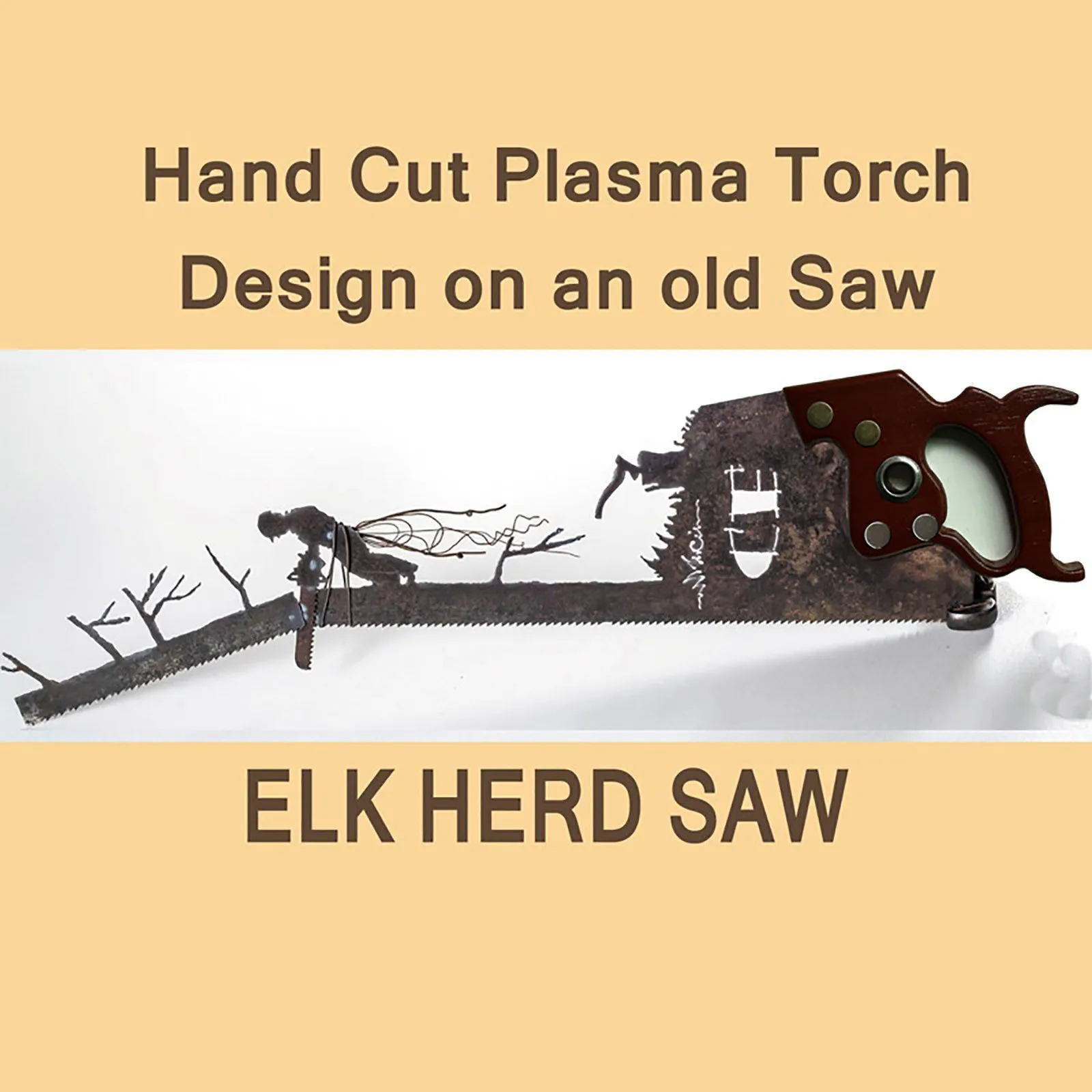 

Handsaw Gifts Ornaments Father's Day Gift Metal Hand Saw Wall Decoration Retro Saw Hanging Wall Art For Living Room Pendant