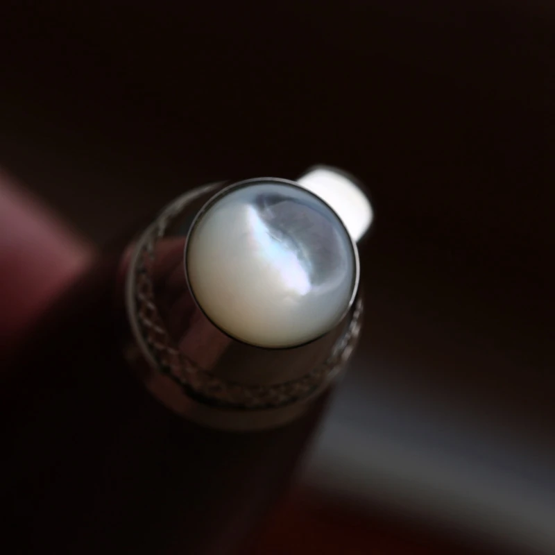 Ceny Handmade Majohn M1000 Drewno Wieczne Pióro BOCK Nib Nit Pearl Top Biuro Szkolne Piśmiennicze Pisanie Piórem