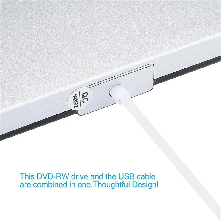 USB 2,0 DVD-RW горелки внешний dvd-плеер CD/DVD rom Оптический привод писатель ридер рекордер для ноутбука+ чехол для привода сумка