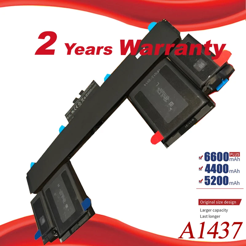 Оригинальный аккумулятор A1437 для ноутбука APPLE MacBook Pro 13 дюймов Retina A1425 MD212 MD213 11 2