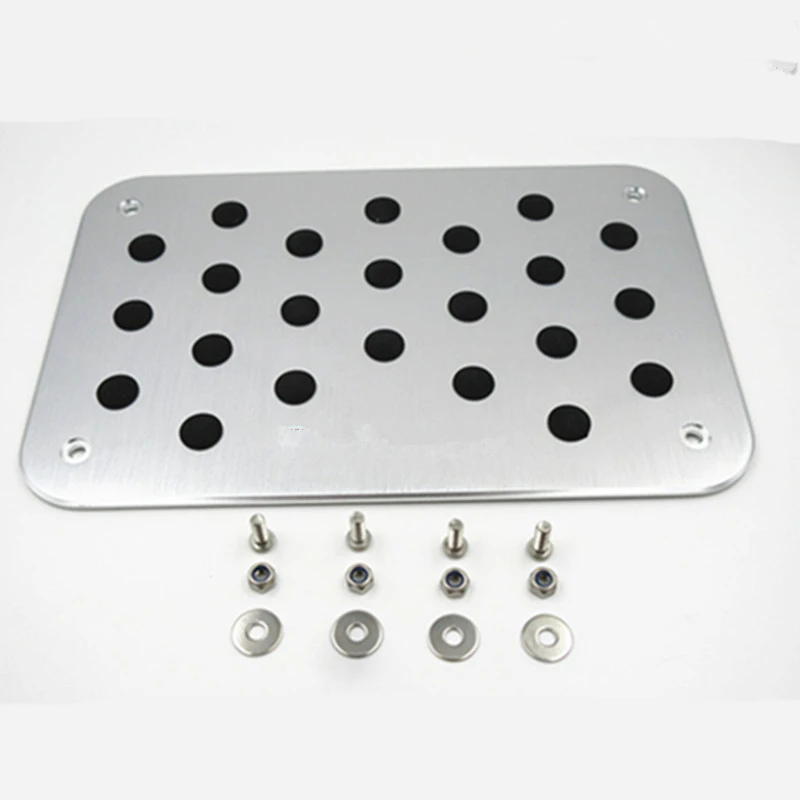 Аксессуары алюминиевый коврик нескользящий напольный для педали подходящий Hyundai