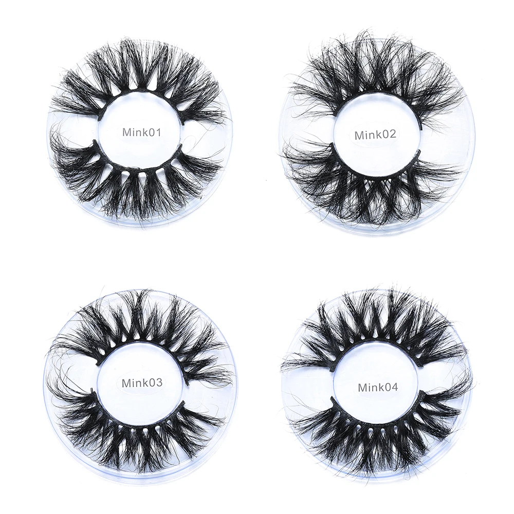 1 пара 25 мм 3D накладные ресницы из норкового волоса безжалостные драматические