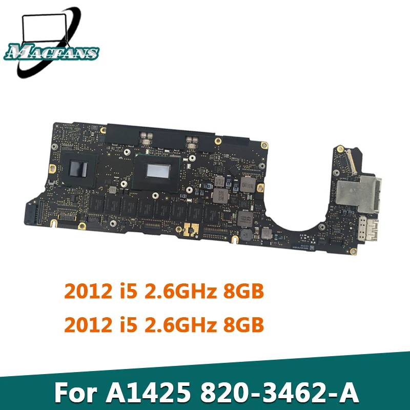 Протестированная оригинальная материнская плата A1425 i5 2 5 ГБ/2 6 ГБ 8 для MacBook Pro Retina 13