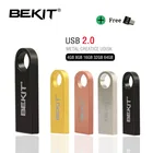 Bekit USB флеш-накопитель 64 Гб металлический Флешка высокоскоростная USB флешка 32 ГБ флеш-накопитель реальная емкость 16 ГБ 8 ГБ USB 2,0 флеш-накопитель Бесплатная доставка