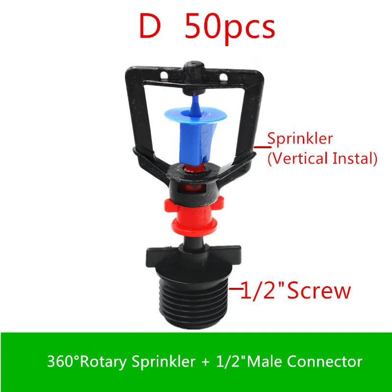 Парниковый микроспринклер с наружным разъемом 1/2 дюйма вращающаяся