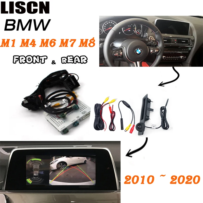 Фронтальная задняя камера для интерфейса BMW оригинальный дисплей улучшенный