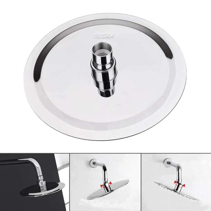 Высоко Давление Насадки для душа 6 дюймовый датчик дождя ультра тонкий дизайн