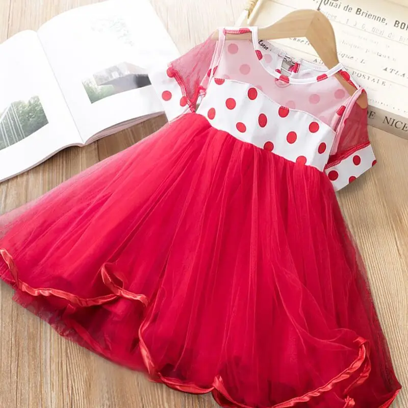 Летние Детские платья для девочек платье принцессы малышей одежда детское