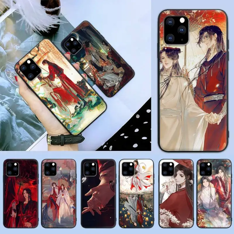 

Chinese style Tian Guan Ci Fu Phone Case For iPhone 6 7 8 Plus 11 12 ProMax X XR XS SE Max Back Cover