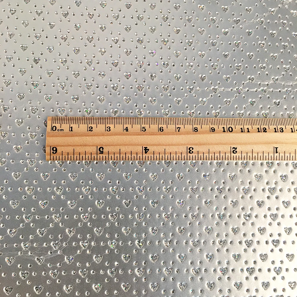 David accessories 20*33cm heart love valentine day glitter Synthetic leather fabric DIY hair bow decoration crafts 1Yc3377 | Дом и сад