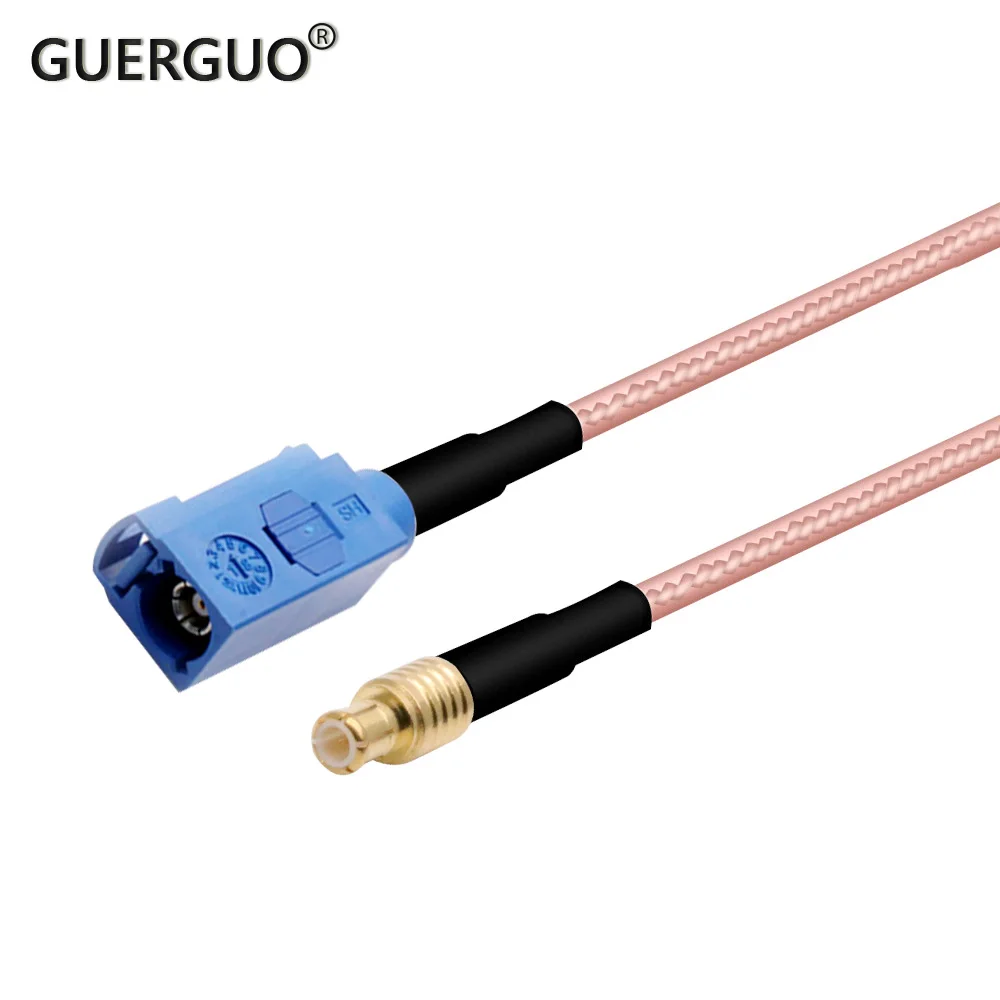 

Коаксиальный кабель 15 см, 25 см, 30 см, 50 см, 1 м, RG316 RF, штекер MCX для Fakra C Female для GPS-антенны, коаксиальный кабель Pigtail