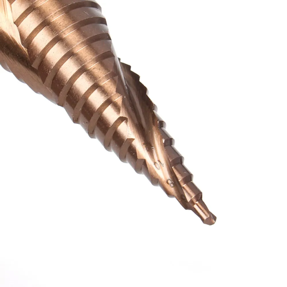Кобальтовые ступенчатые сверла из быстрорежущей стали M35 4-12/4-20/4-32 мм 1 шт.