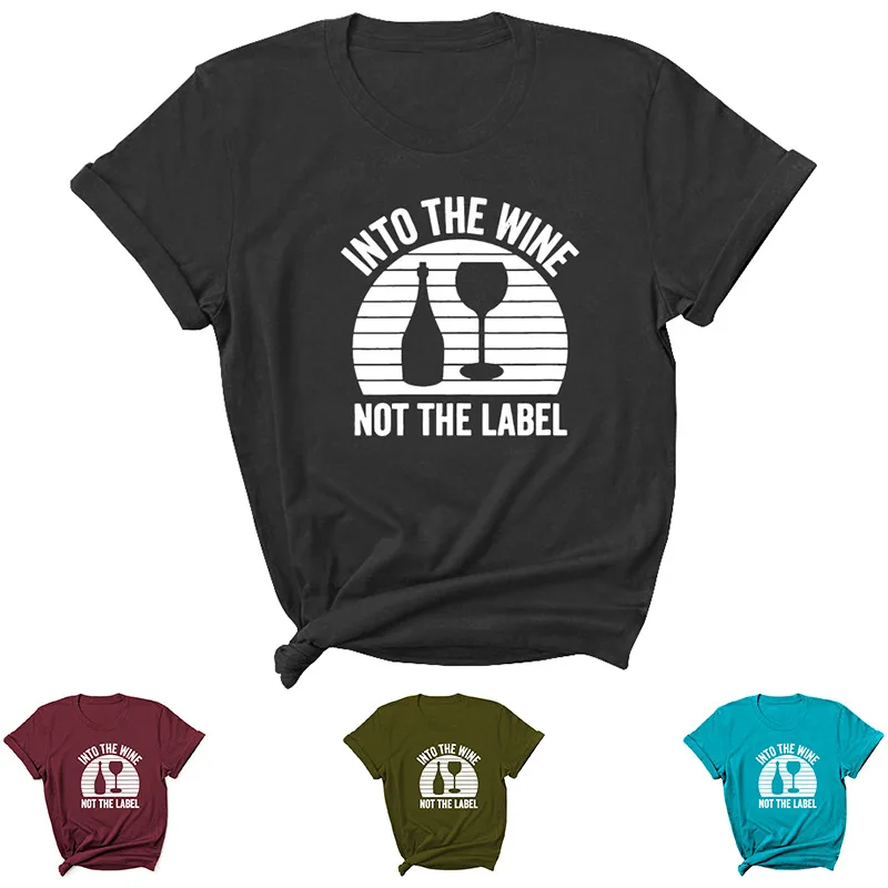 

Женская футболка с коротким рукавом и круглым вырезом, свободного покроя