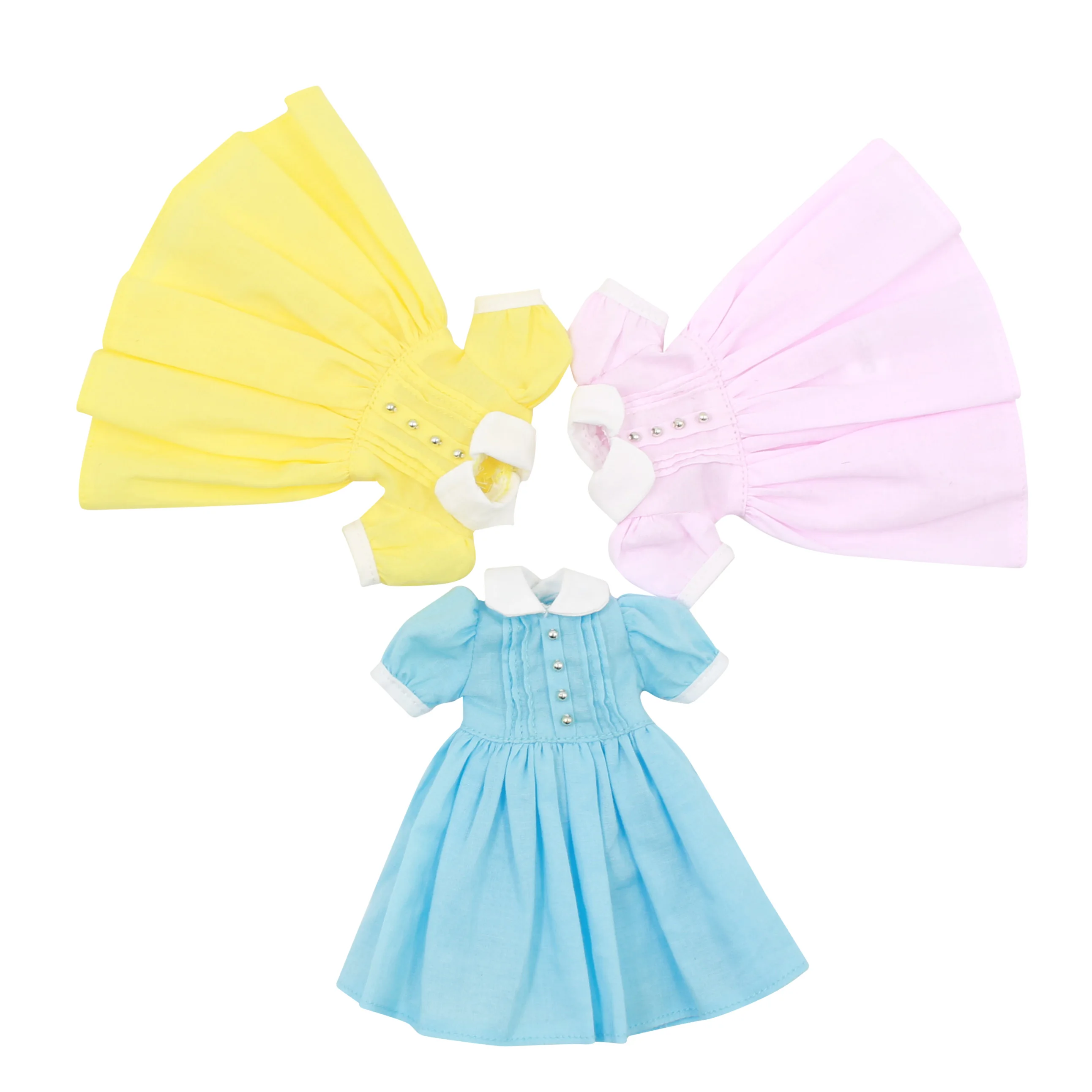 Ледяное DBS Blyth кукла licca тело розовый синий желтый платье простая одежда милая|dress