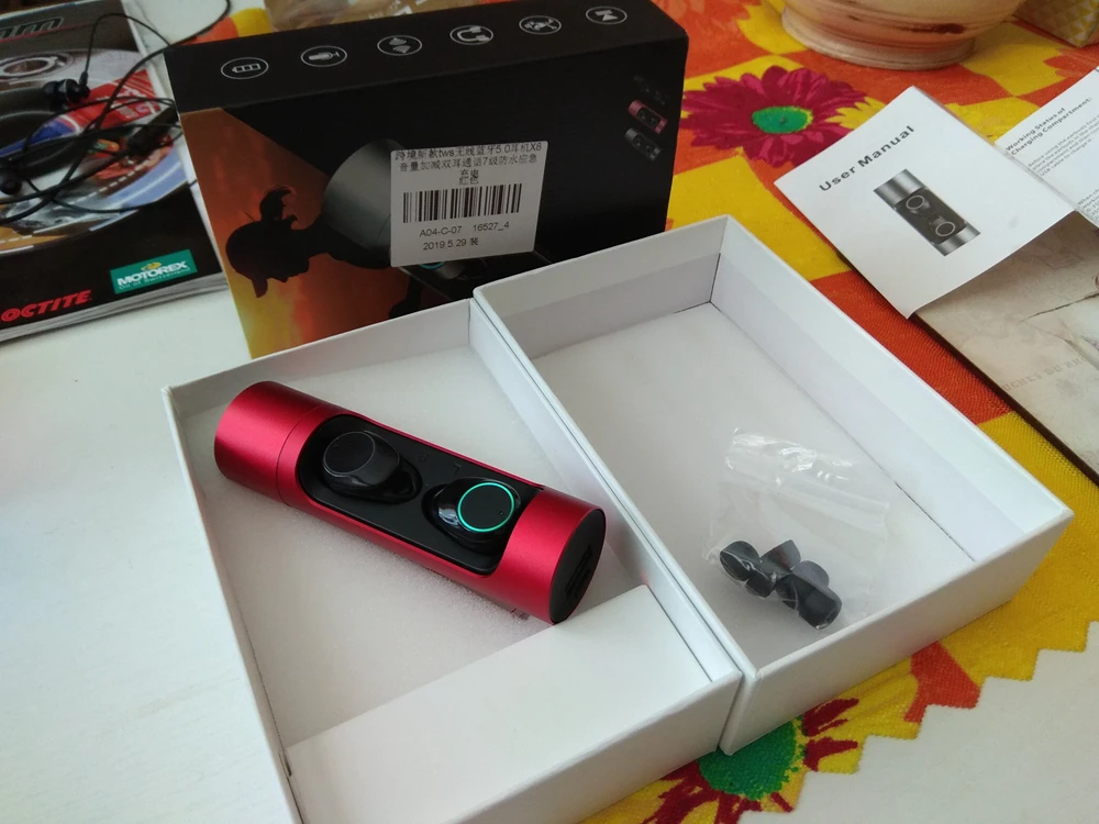 TWS X8 спортивные наушники Bluetooth наушники IPX7 водонепроницаемые беспроводные наушники HiFi гарнитура для sony для Meizu Xiaomi Umidigi A3