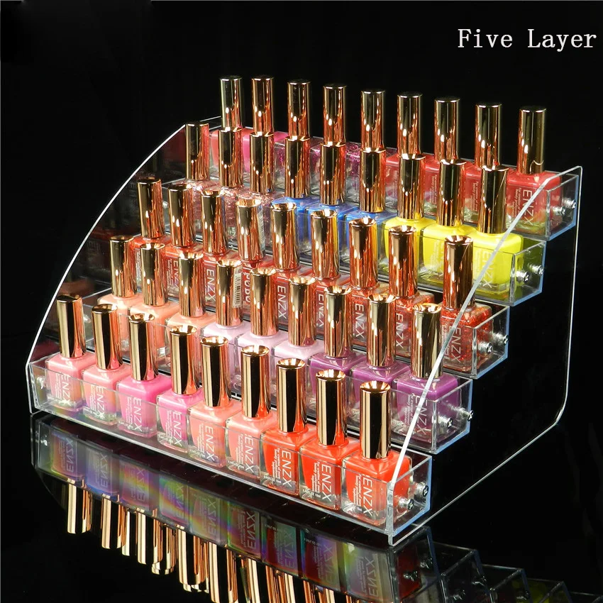 

Многослойный акриловый Органайзер для губной помады, вместительный держатель для губной помады, подставка для помады, шкатулка для украшен...
