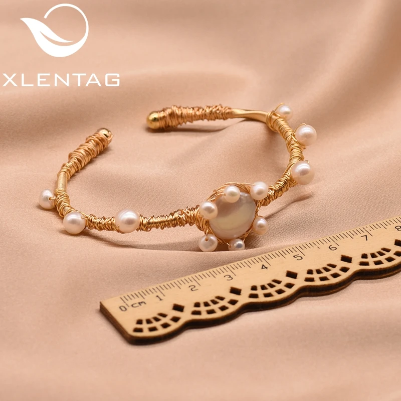 XlentAg оригинальный натуральный пресноводный барочный жемчуг регулируемый