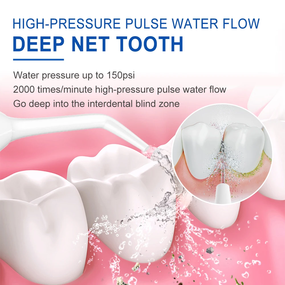 Портативный ирригатор для полости рта с ЖК-дисплеем 300 мл | Красота и здоровье