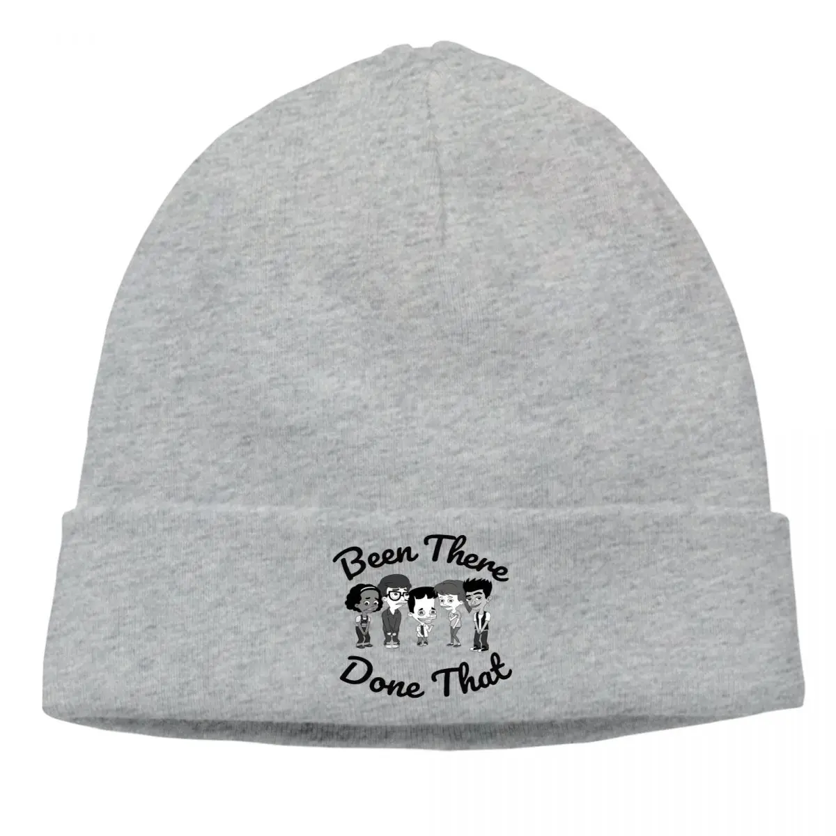 

Been There Done That Bonnet Outdoor Knitting Hat Big Mouth Nicholas Rick Animated TV Skullies Beanies Caps Style Cotton Hats